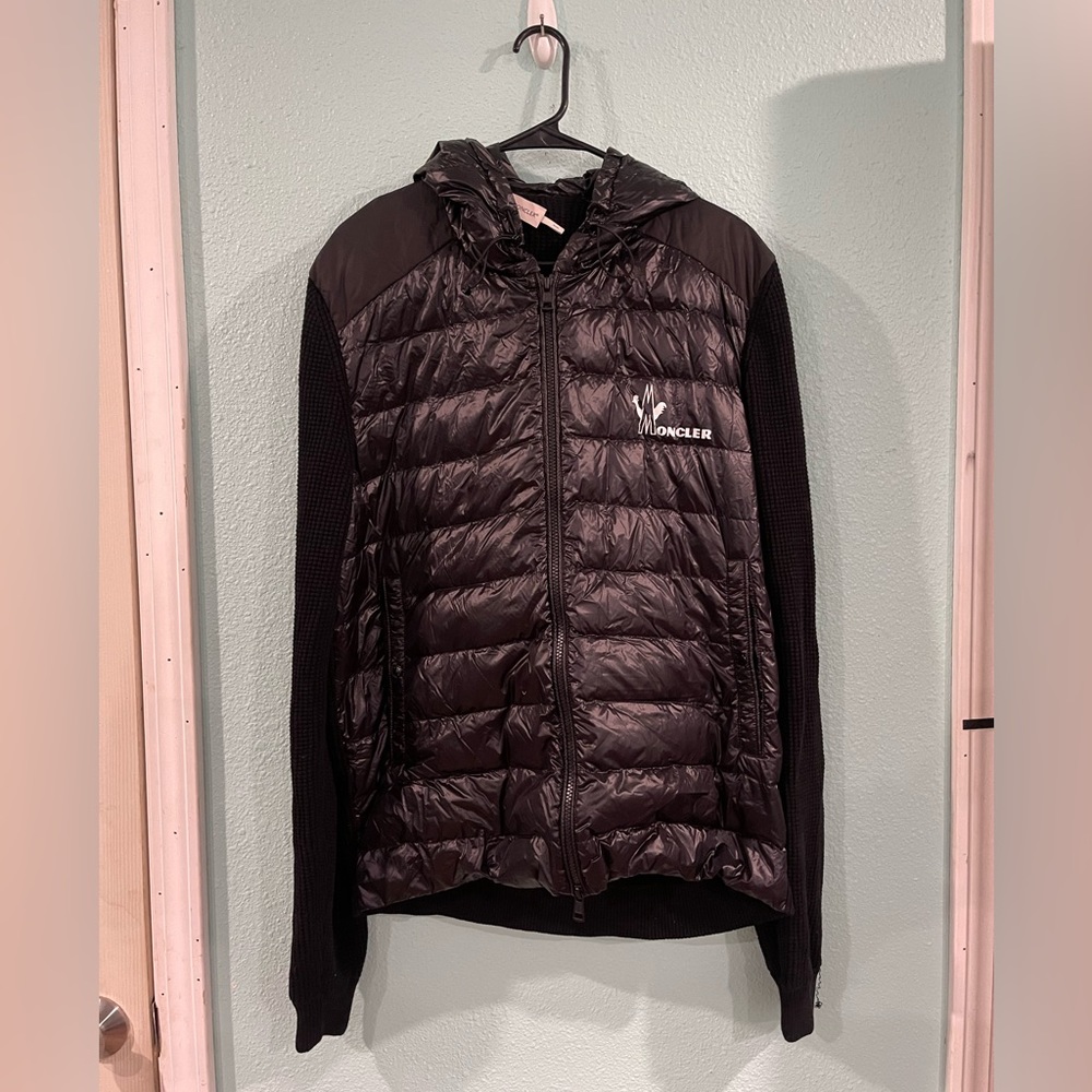 Moncler Logo Hooded Jacket Authentic